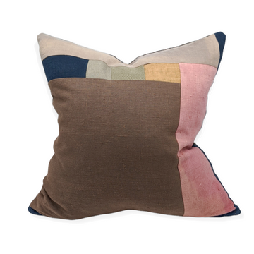 Radman in Mauve and Pink- Piecework Pillow