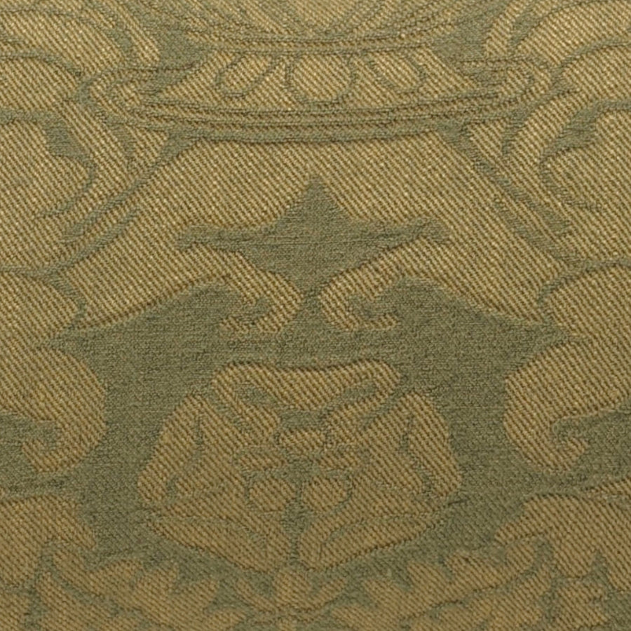 Jacquard Loom - Allo Pillow - Green and Golds