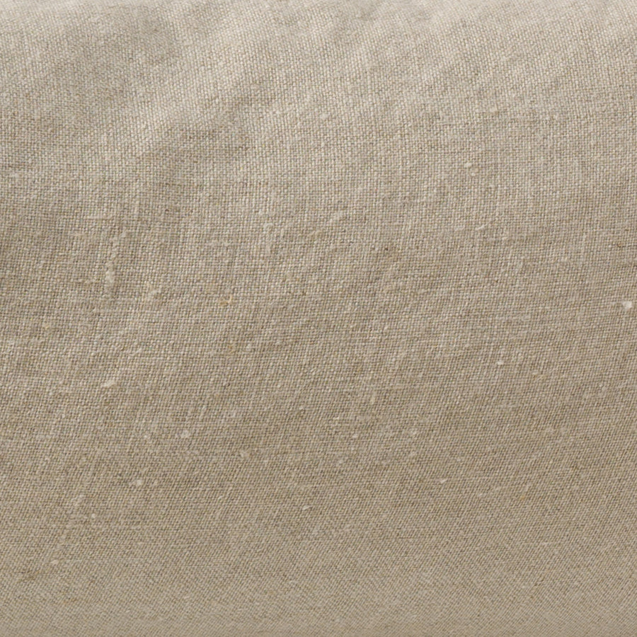 Dorian Long Lumber Pillow - Dowry Textile Indigo and Tan