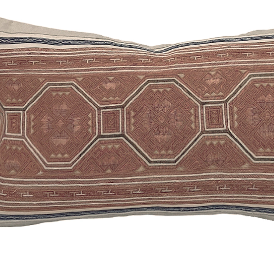 Dov Pillow Embroidery Cuff- Orange