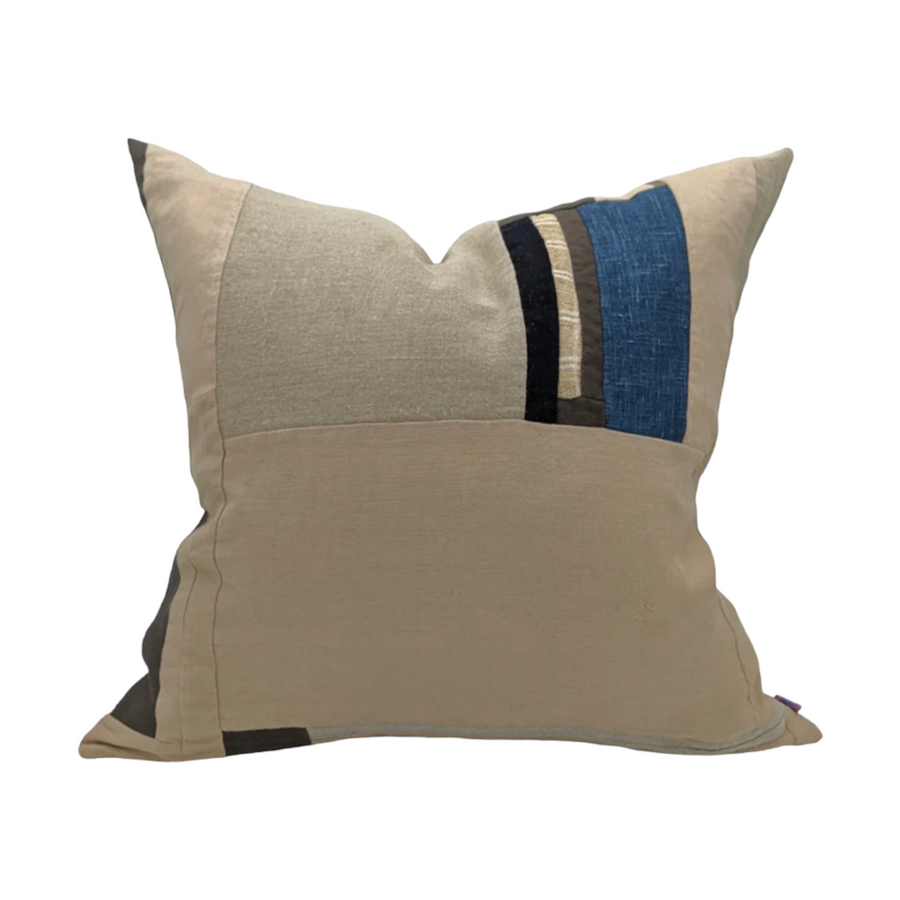 Cace Pillow - Piecework Textile Composition Tan