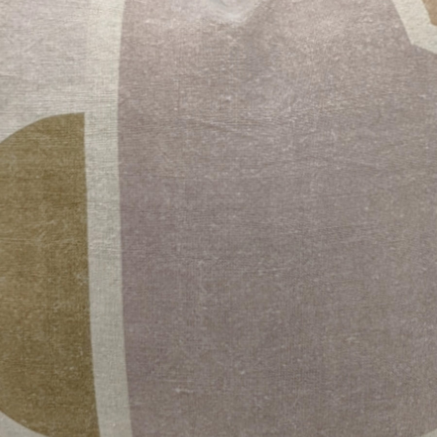 Linen Print - Cayetano Pillow gray and tan