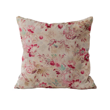 Applique Silk Embroidery - Malva Pillow Clouds and flowers- Mauve – SIMEONA  LEONA